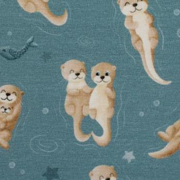 Baumwolljersey Spilsh Splas by Mrs. Mint Design von Swafing